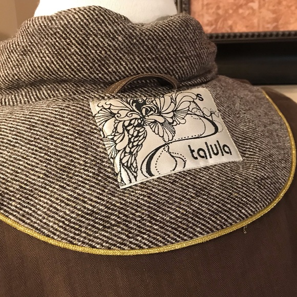 TALULA Aritzia Brown Gold Italian WOOL Quilted PUFFER VEST! 🍂 - Picture 13 of 13